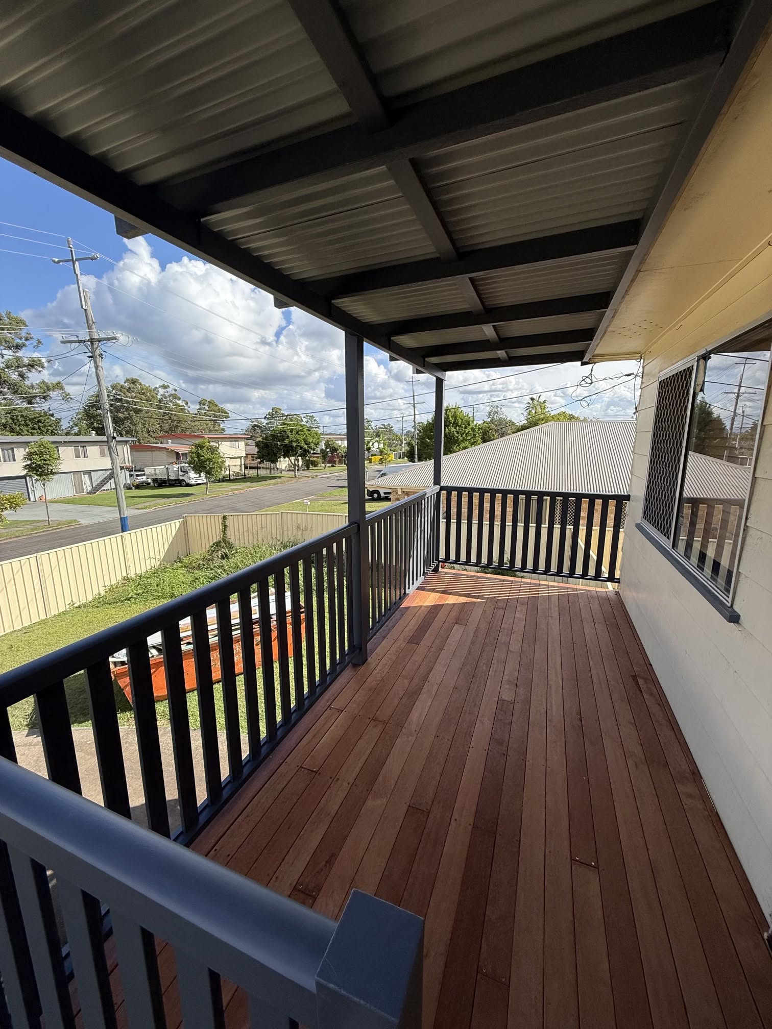 Covered timber deck completed by MainPro